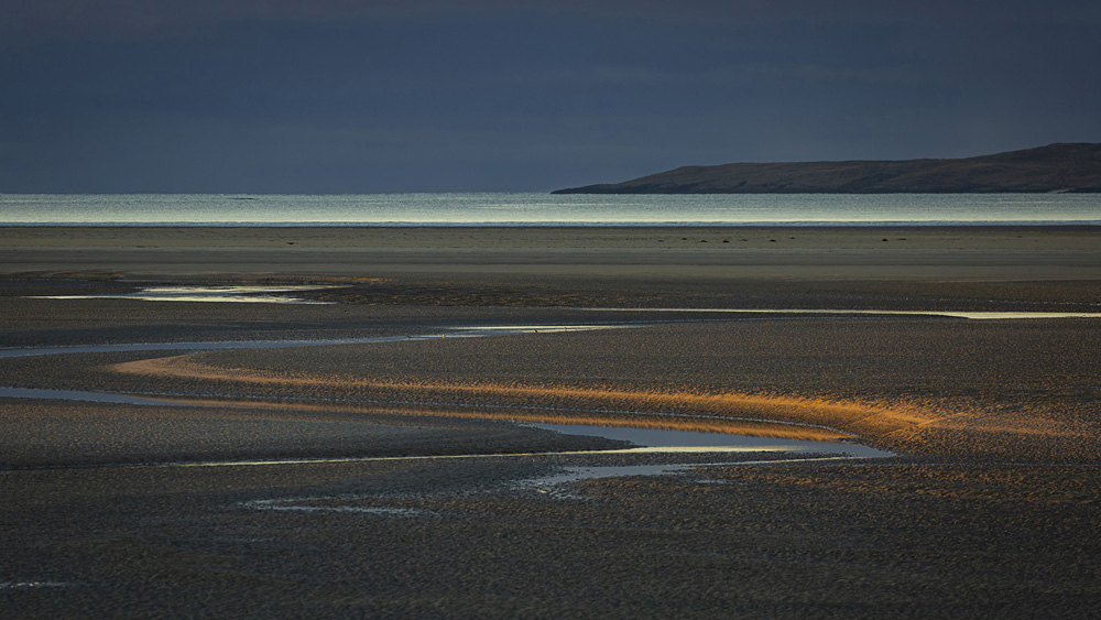 Douglas Bruce - Evening Light, Luskentyre. Isle of Harris